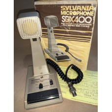 Sylvania SDX-400 HAM CB PRE-Amplified base Desktop Microphone Sylvania SDX-400 HAM CB PRE-Amplified base Desktop Microphone