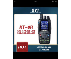 QYT KT-8R Quad Band Handheld Transceiver
